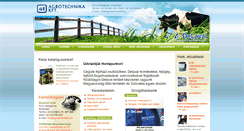 Desktop Screenshot of agrotechnikakft.hu